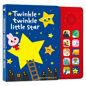 Nursery Rhyme Book Musical Learning Book 10 Nursery Rhymes English Enlightenment for Boys and Girls